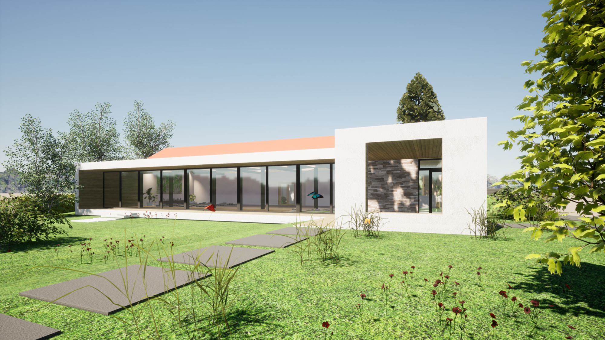 AMRITABHA RIBEAUVILLE 2022_5 | ARCHI Sweet Transformation avec extension d’une ancienne grange en salles de séminaires modulables – Ribeauvillé (68) Colmar 0